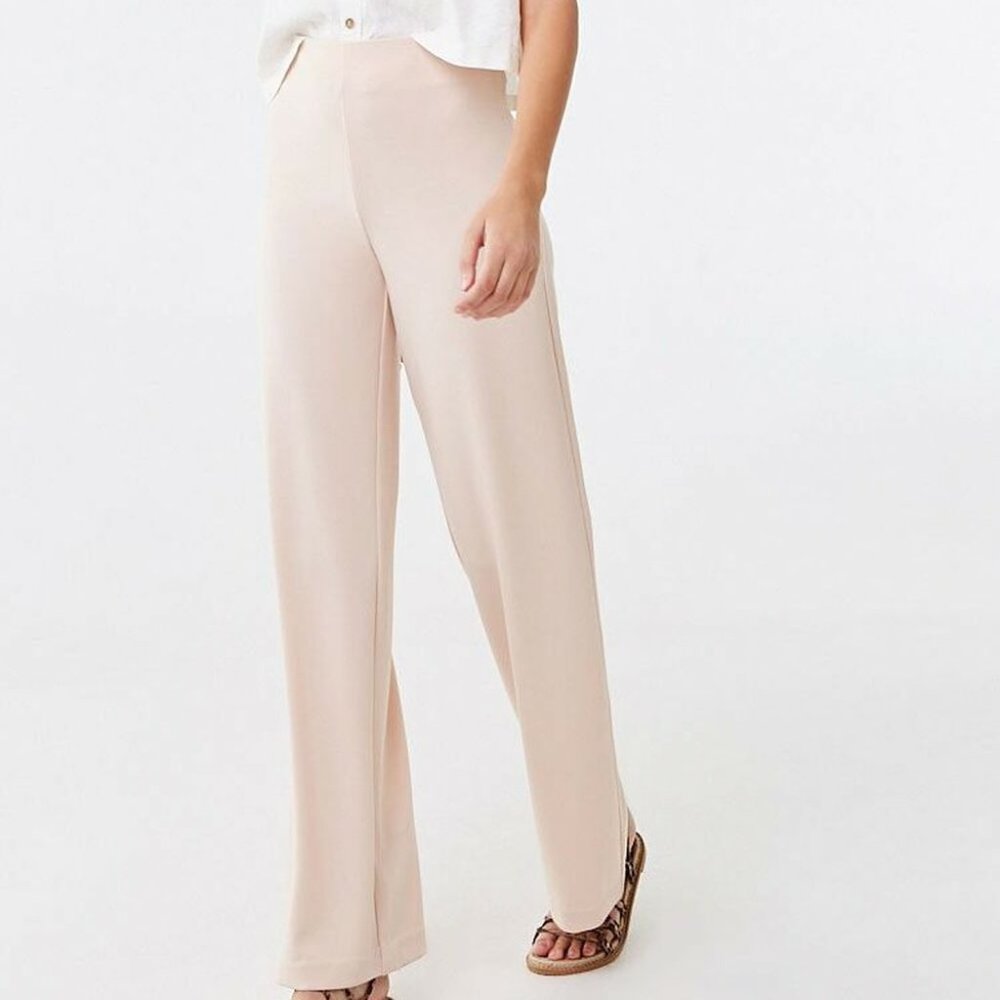 High-Rise Wide Leg Pants